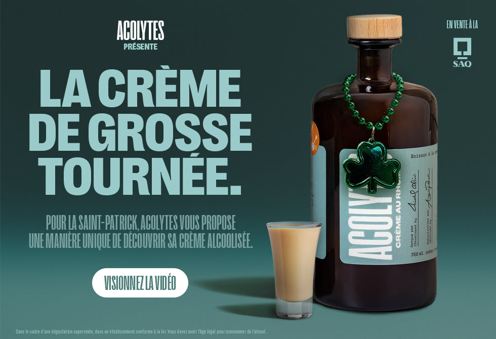 Load video: Cette Saint-Patrick, c’est notre Crème de grosse tournée : venez goûter notre crème Acolytes dans un de ces pubs.@treﬂehochelaga @treﬂeverdun @treﬂelimoilou @pubofarfadet @omalley.pubSanté!
